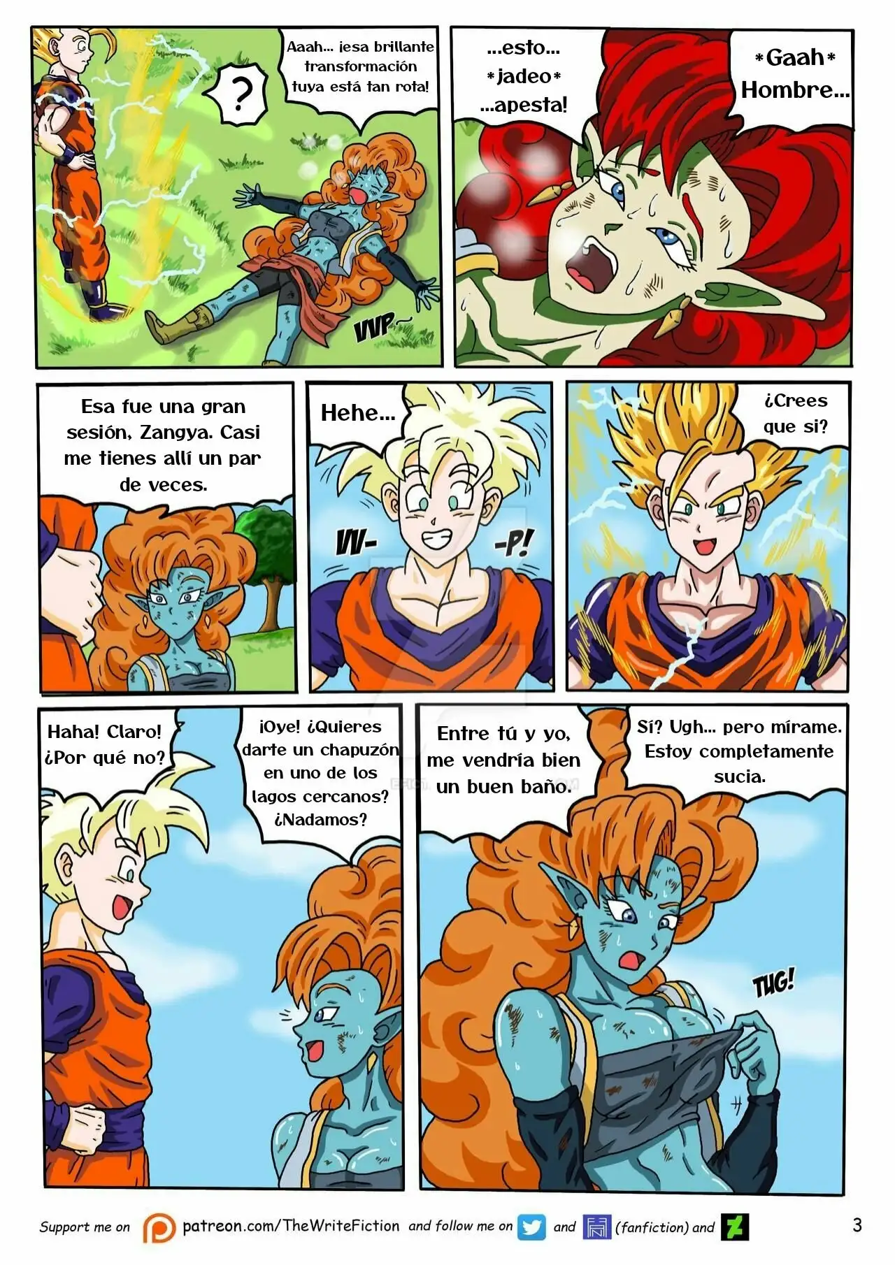 Gohan X Zangya Fiery Lake – TheWriteFiction - Página 5