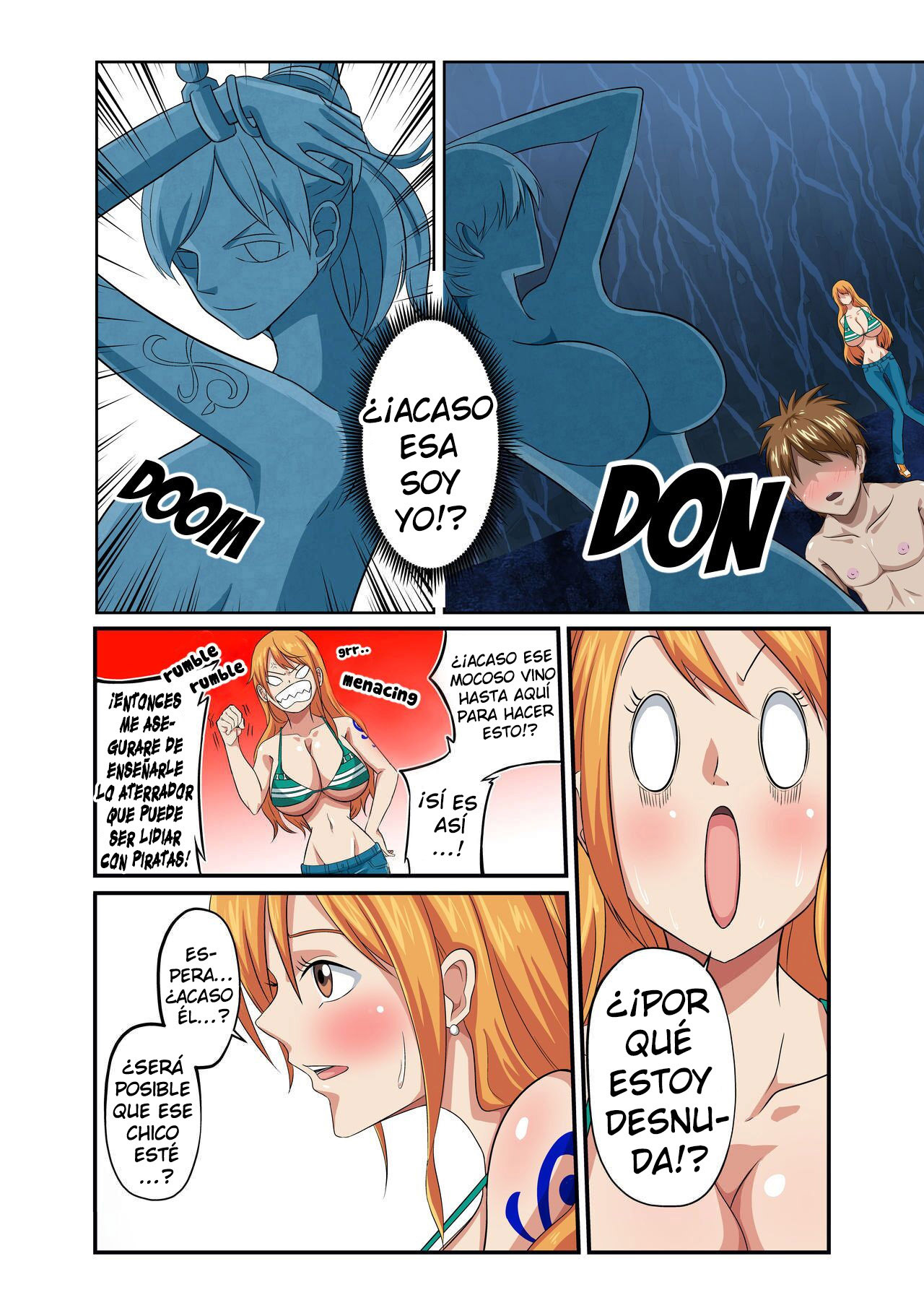In Front Of The Cat Burglar Statue – Q Doujin - Página 4