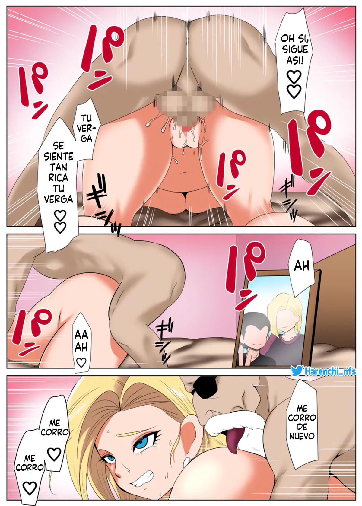 Kinpatsu no hitozuma jii ni Hame rare – Donaora889 - Página 16