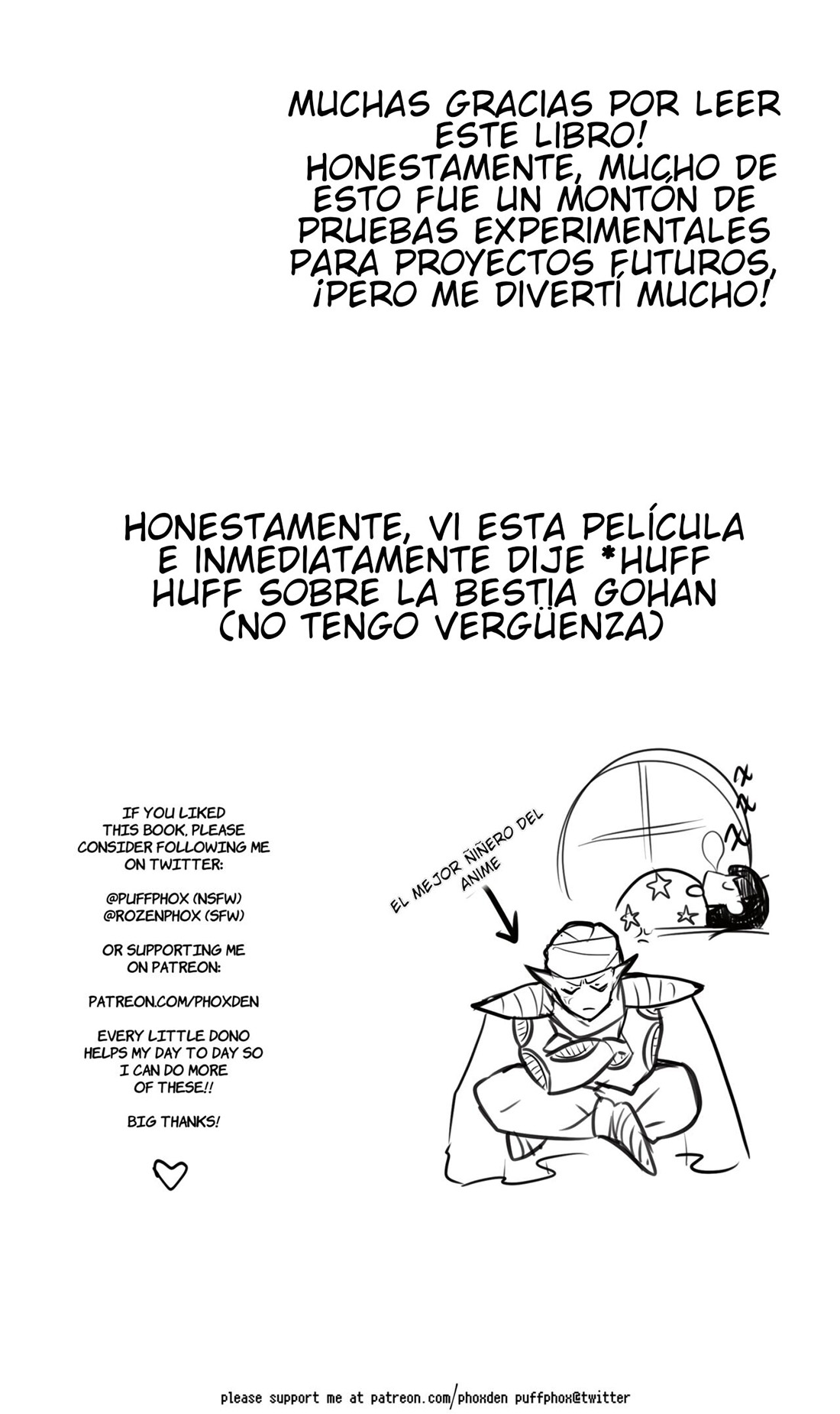 La Bestia oculta de Gohan – Puffphox - Página 16