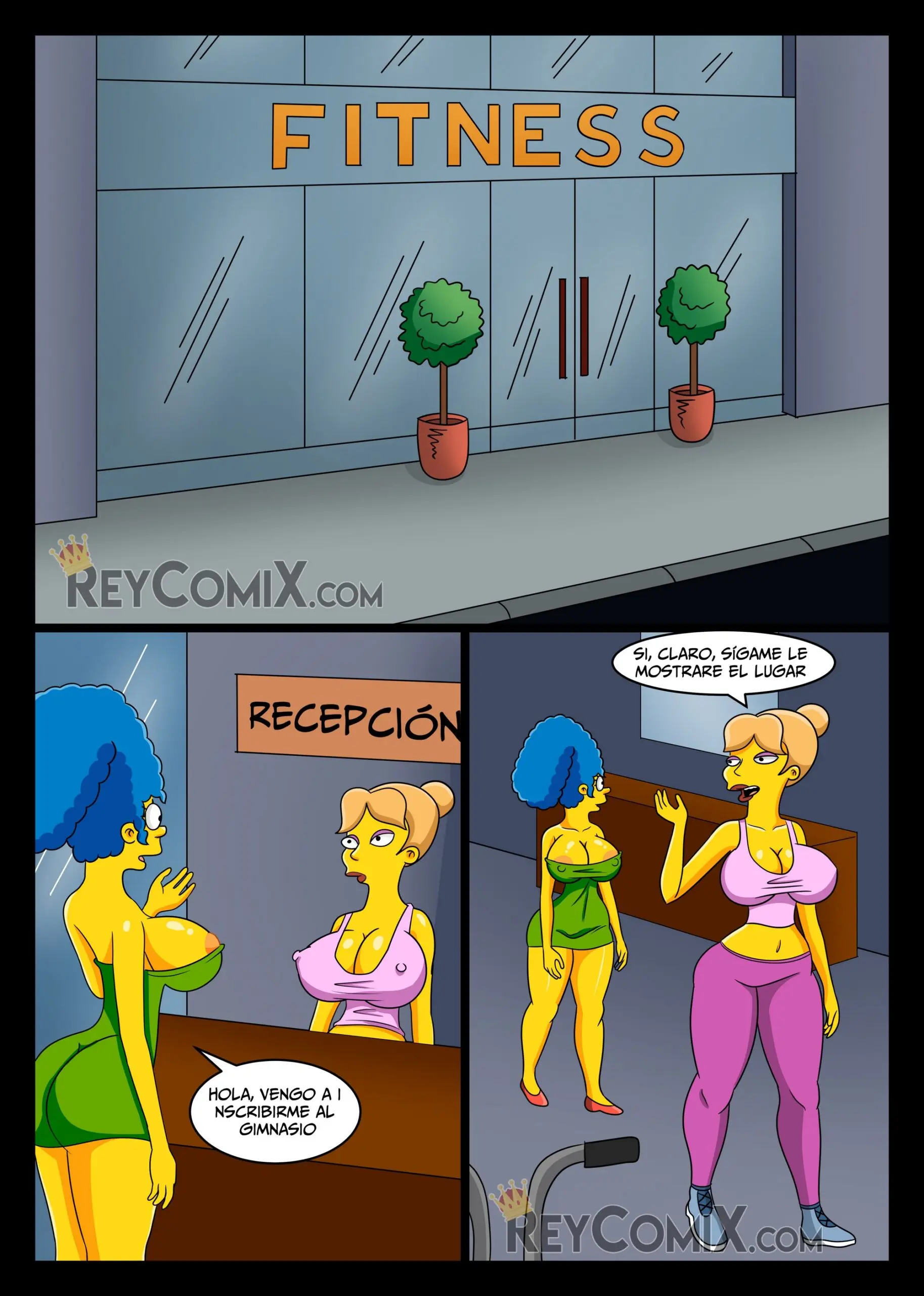 Los Simpsons: GYM (Exclusivo ReyComiX) - Página 4