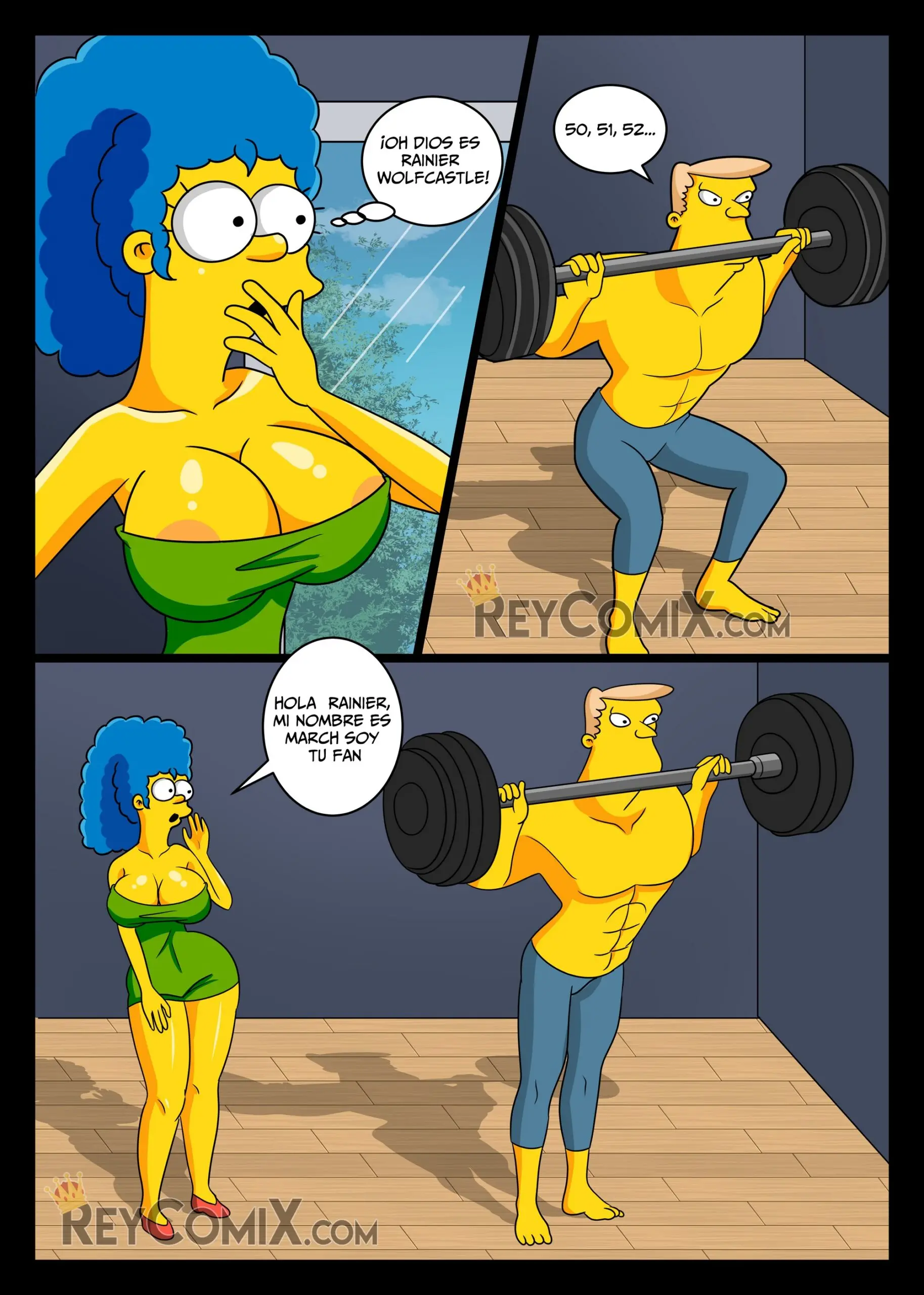 Los Simpsons: GYM (Exclusivo ReyComiX) - Página 5