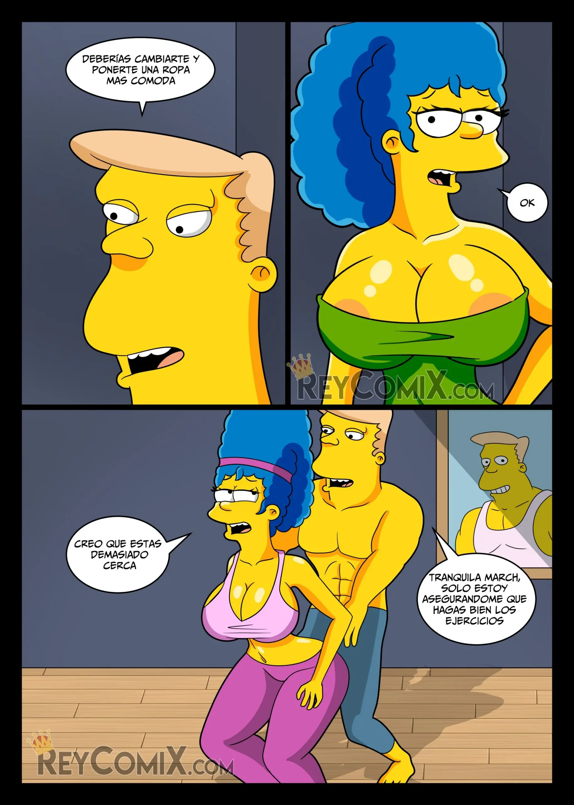 Los Simpsons: GYM (Exclusivo ReyComiX) - Página 7
