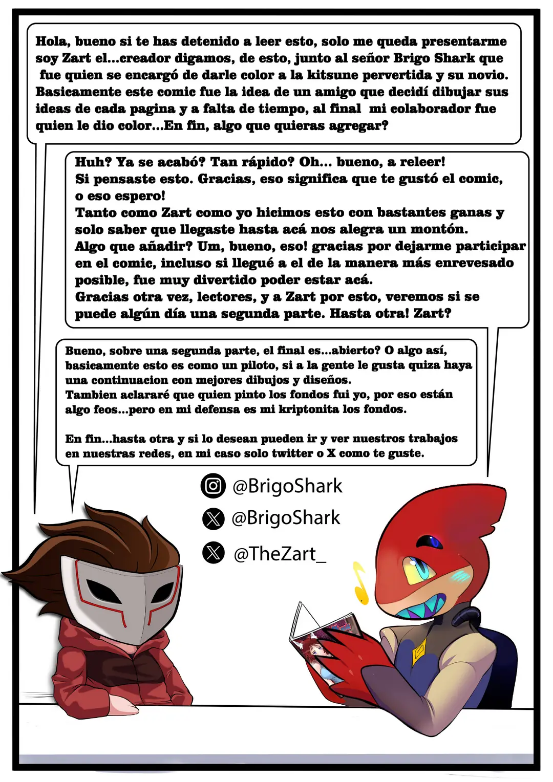 Mi Novia es una Kitsune Muy Caliente – Zart and BrigoShark - Página 19