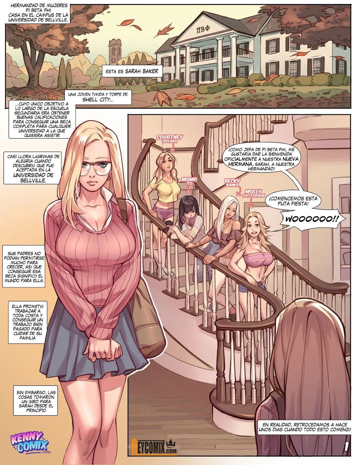 Naughty Sorority The New Pledge – KennyComix - Página 2
