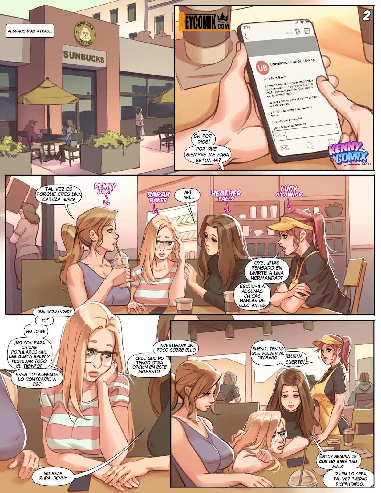 Naughty Sorority The New Pledge – KennyComix - Página 3