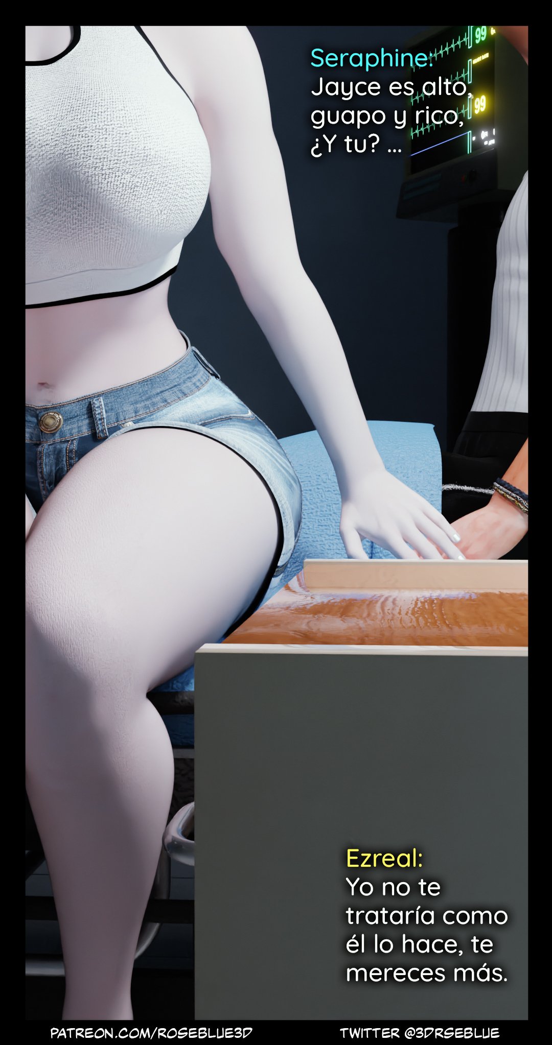 Seraphine Forbbiden Love – RoseBlue3D - Página 9