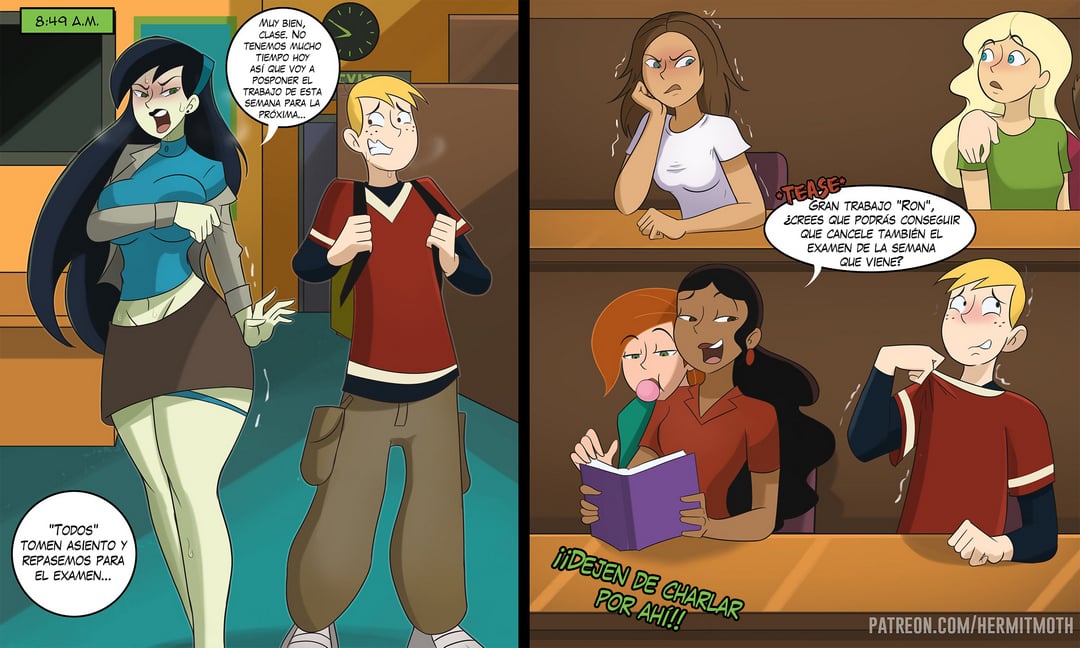 Shego is Late to Class – Hermit Moth - Página 4