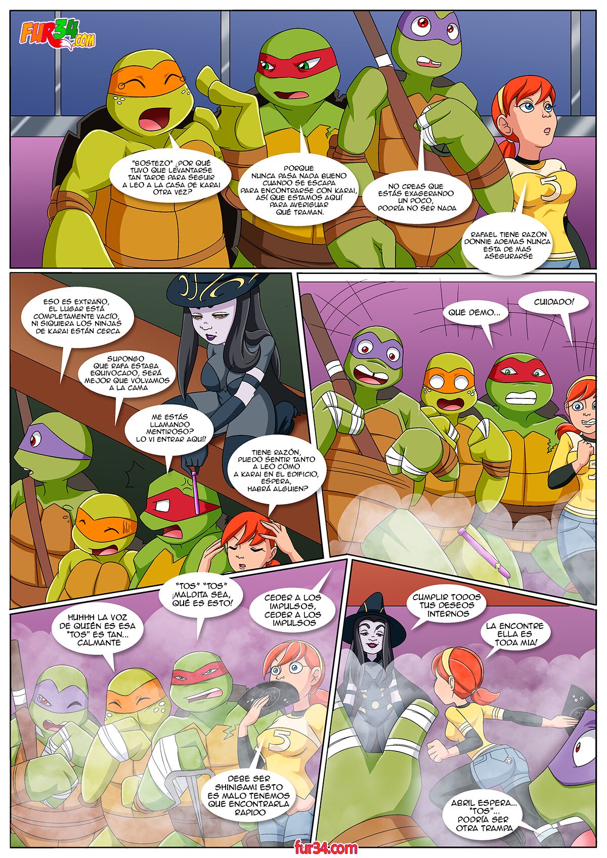 Teenage Horny Kunoichi Girls – Palcomix - Página 6