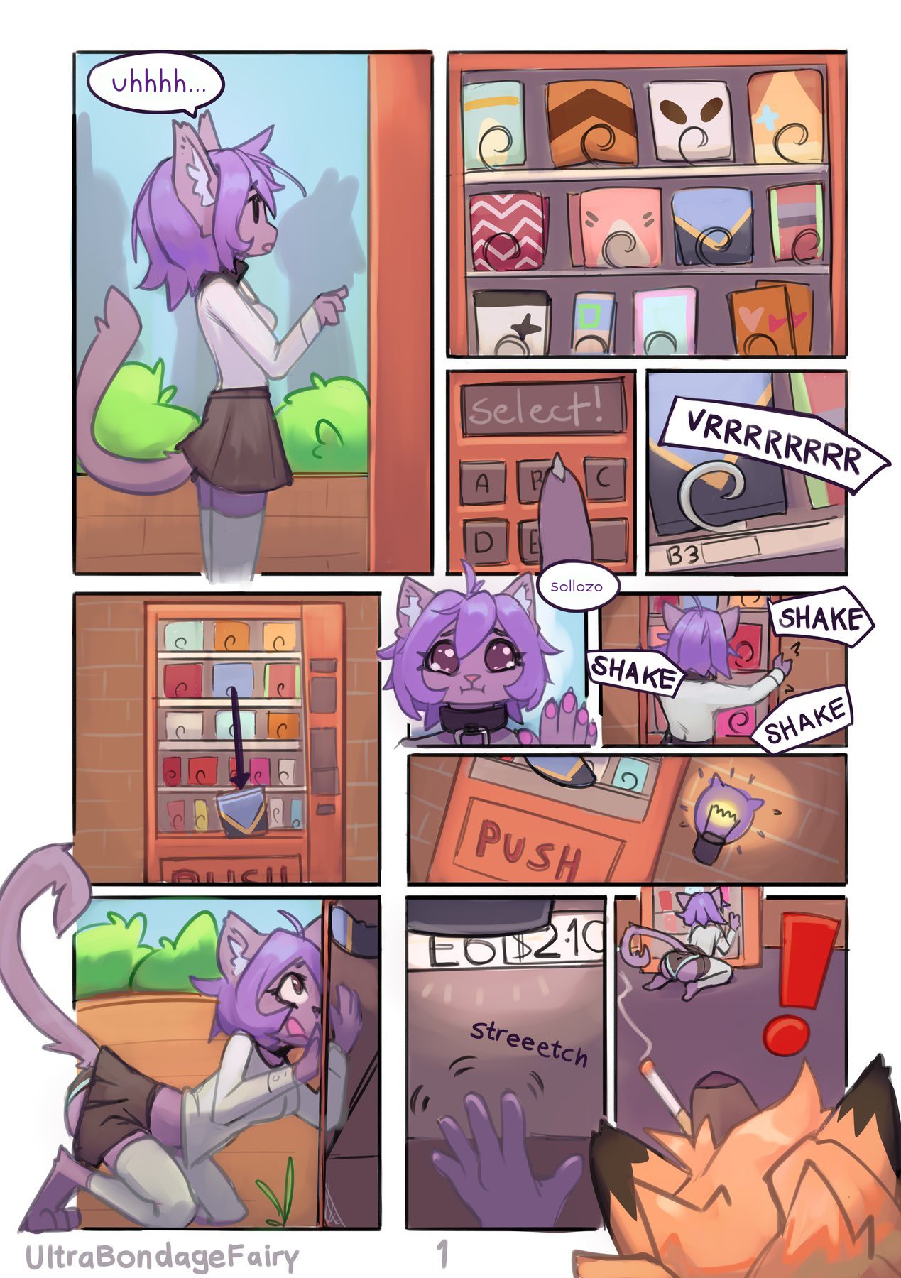 That time I was pinned against a vending machine by a large wolf – Ultra Bondage Fairy - Página 2