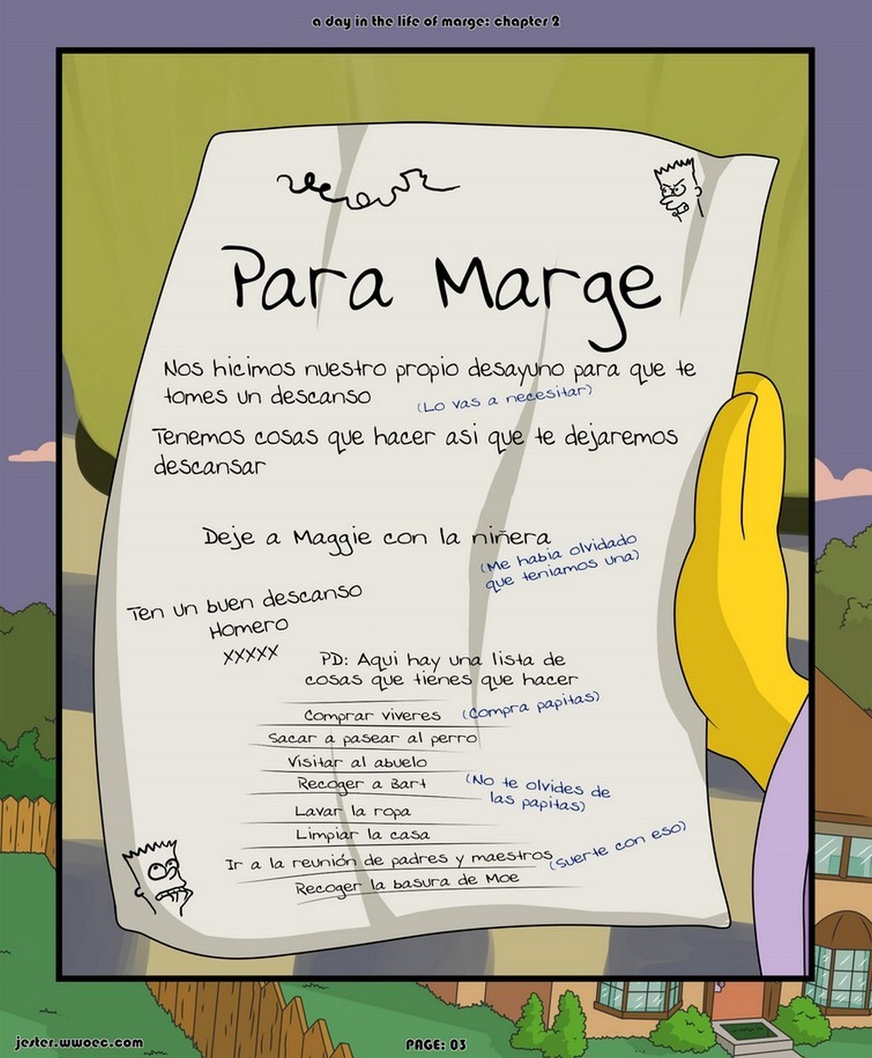 Un Dia en la Vida de Marge Simpsons 2 - Página 3