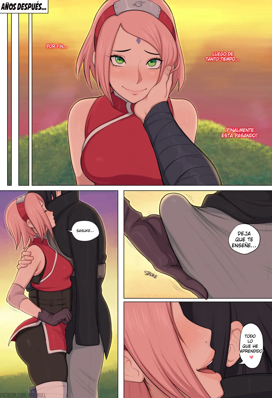 Tsunade Teaches Sakura a Hard Lesson – Afrobull - Página 17