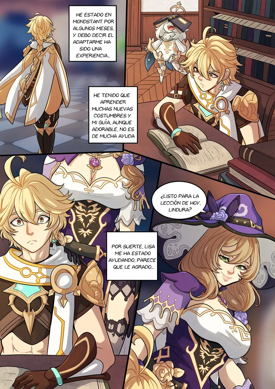 The Traveler’s Guide to Teyvat’s Heart-Lisa – Kinkymation - Página 3