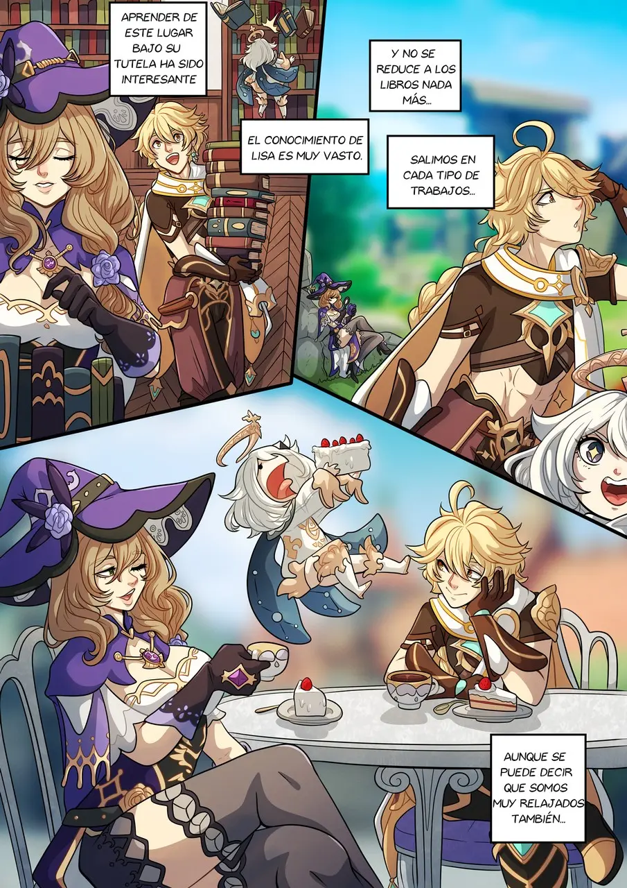 The Traveler’s Guide to Teyvat’s Heart-Lisa – Kinkymation - Página 4