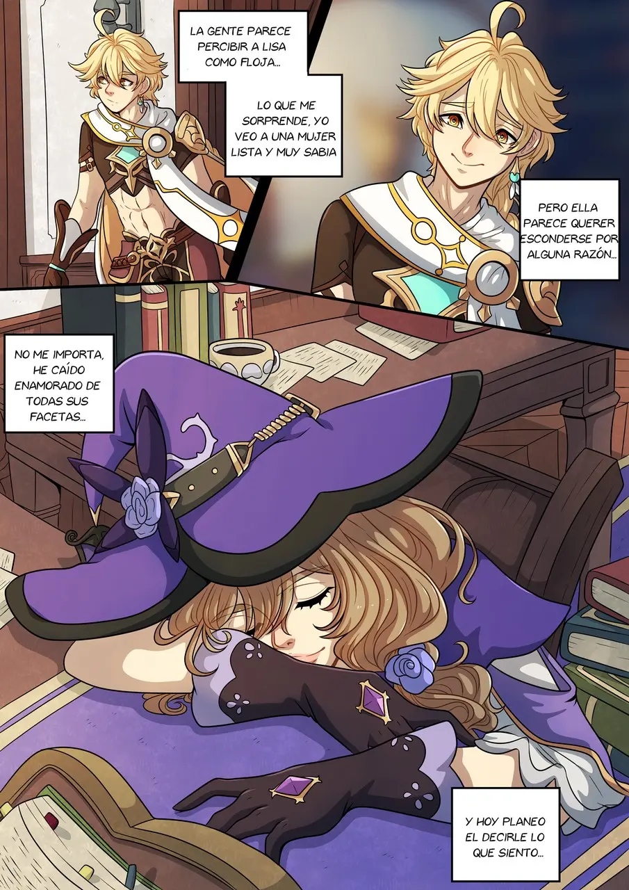 The Traveler’s Guide to Teyvat’s Heart-Lisa – Kinkymation - Página 5