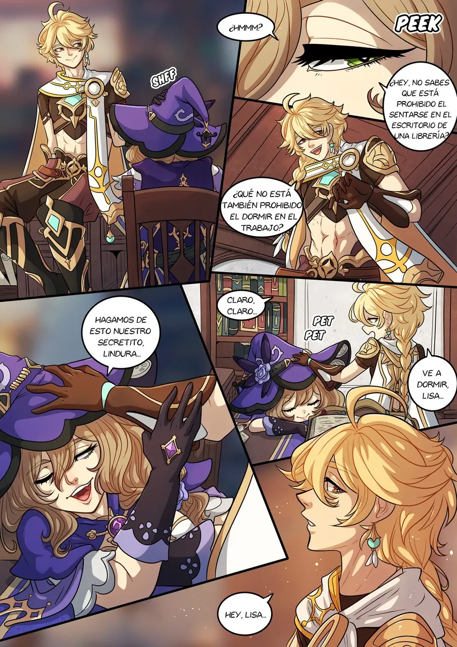 The Traveler’s Guide to Teyvat’s Heart-Lisa – Kinkymation - Página 6