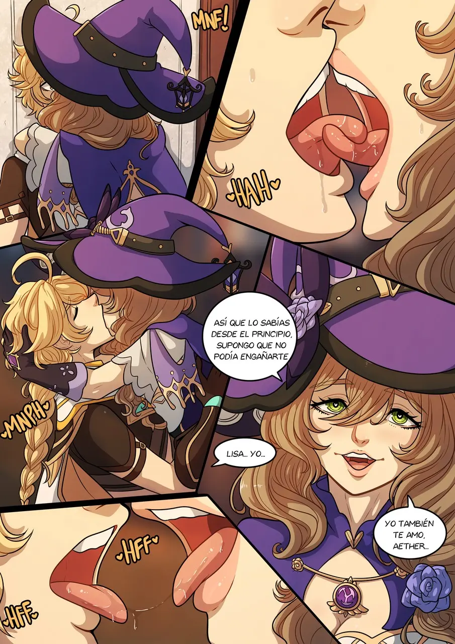 The Traveler’s Guide to Teyvat’s Heart-Lisa – Kinkymation - Página 9